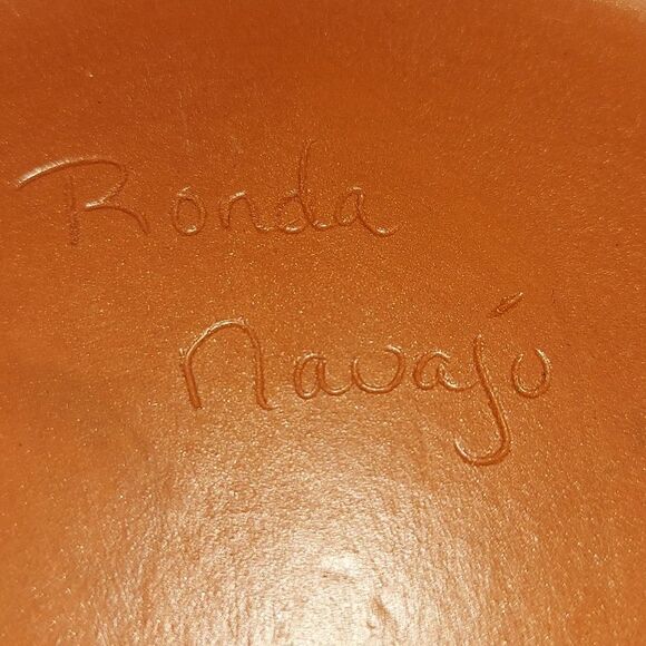 Ronda Navajo Red Clay Trinket Bowl With Lid - Picture 9 of 9